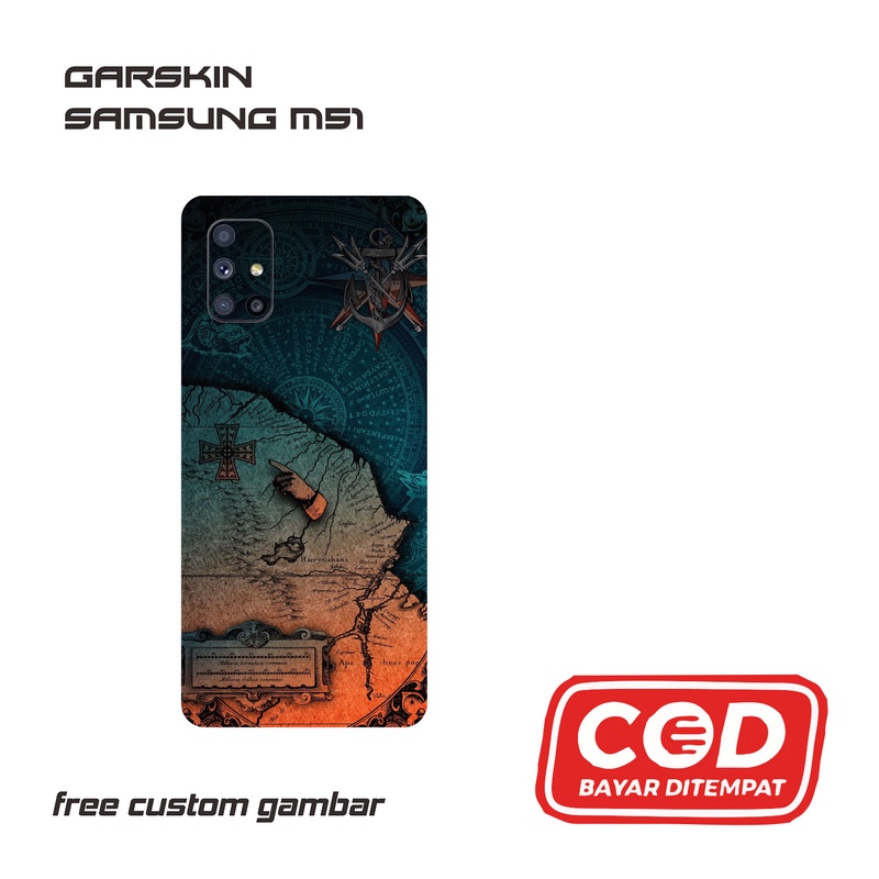 GARSKIN/STICKER HANDPHONE SAMSUNG M51 CUSTOM
