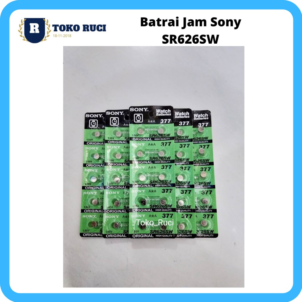 Baterai Jam Tangan All Tipe Merk Sony