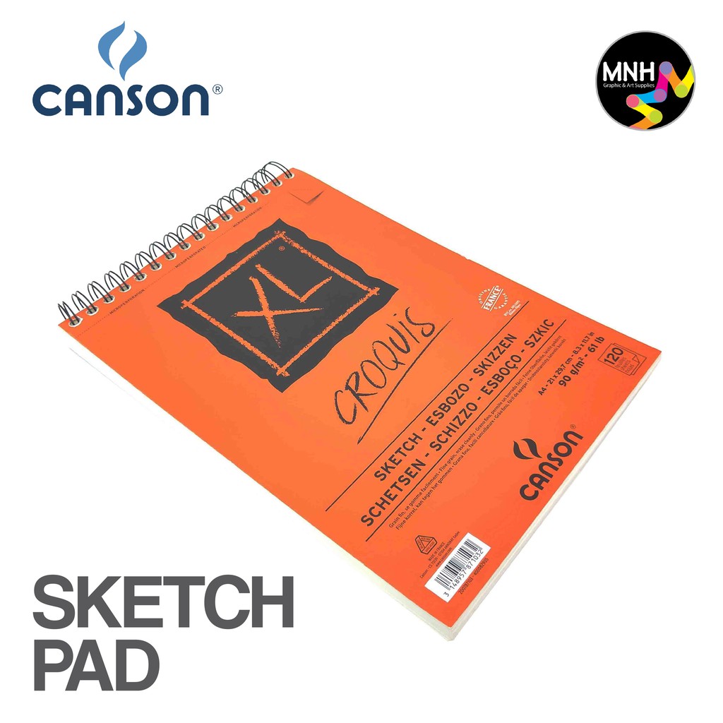 

Buku Gambar Canson XL Croquis / Sketch 120S A4 90G