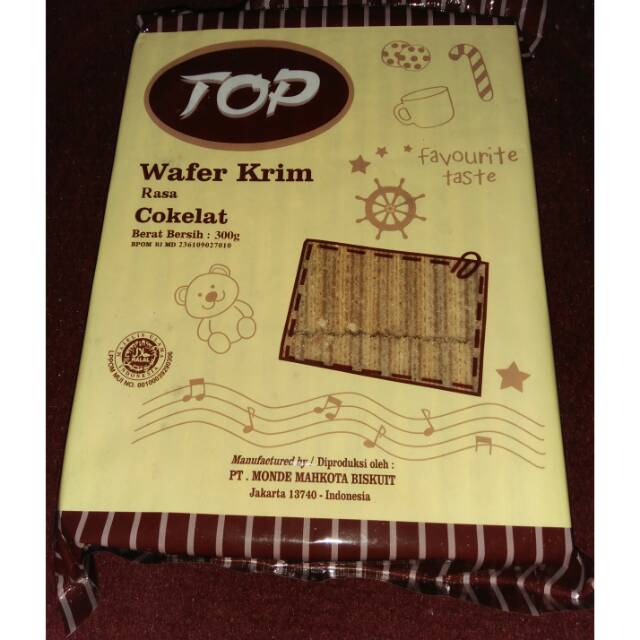 

Wafer krim rasa coklat