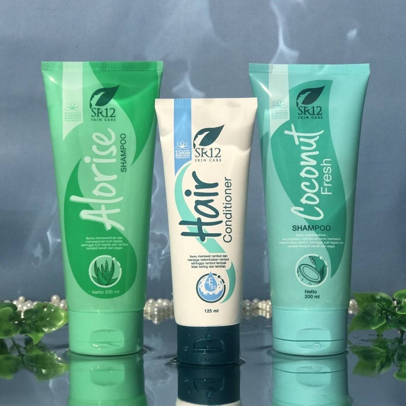 Hair Care SR12 / Shampoo Coconut Fresh / Shampoo Alorise / Hair Conditioner / Shampoo Rambut Rontok