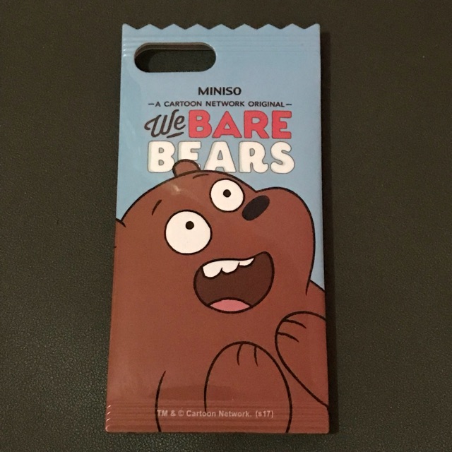 Miniso x We Bare Bears - GRIZZ Phone Case for iPhone 7+ / iPhone 7 Plus