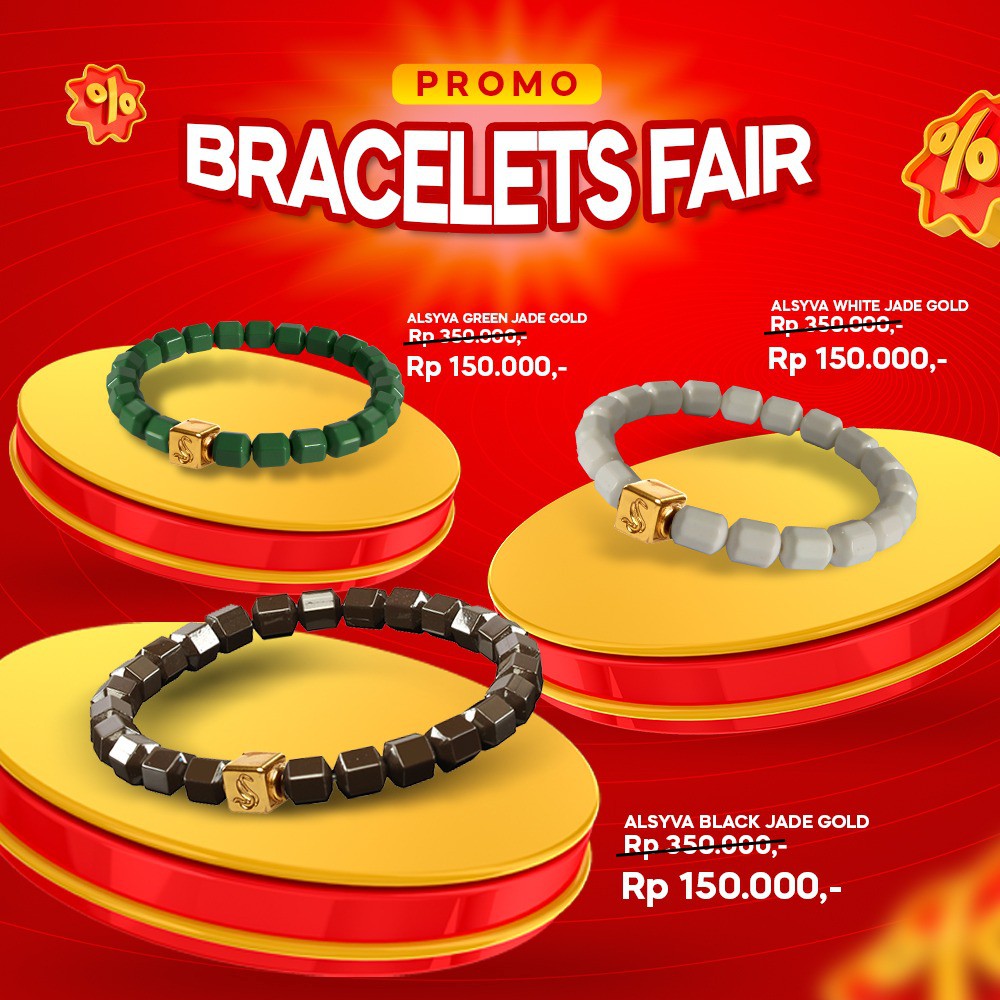 GELANG ALSYVA JADE GOLD - GELANG TANGAN KESEHATAN DENGAN PEMBATAS GWISAMUNSOK BLACK JADE ASLI KOREA