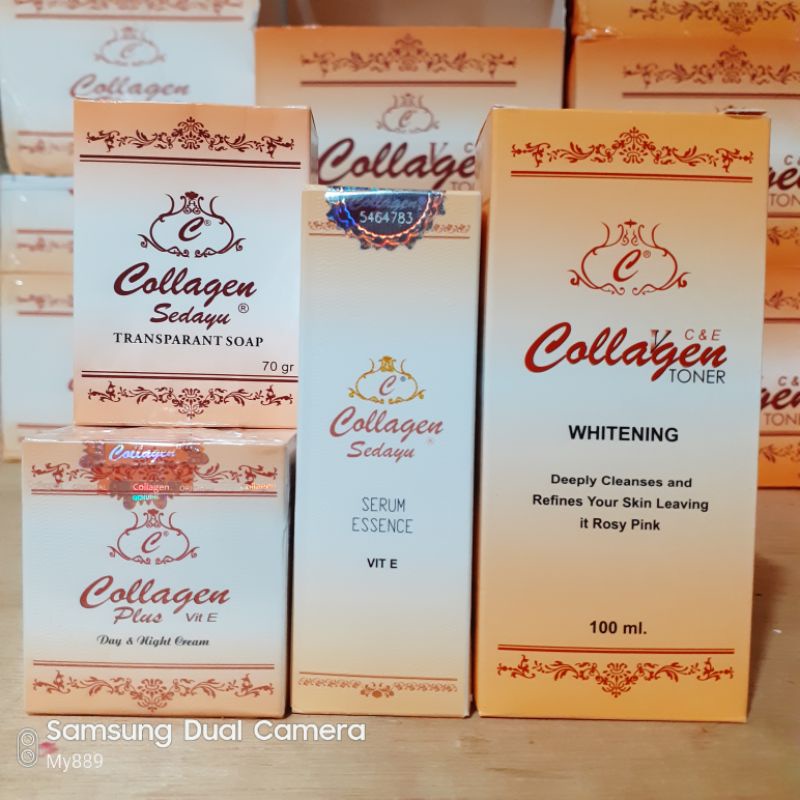 SEDAYU Paket Cream Collagen dengan Serum Kosmetik Skincare Cream Wajah