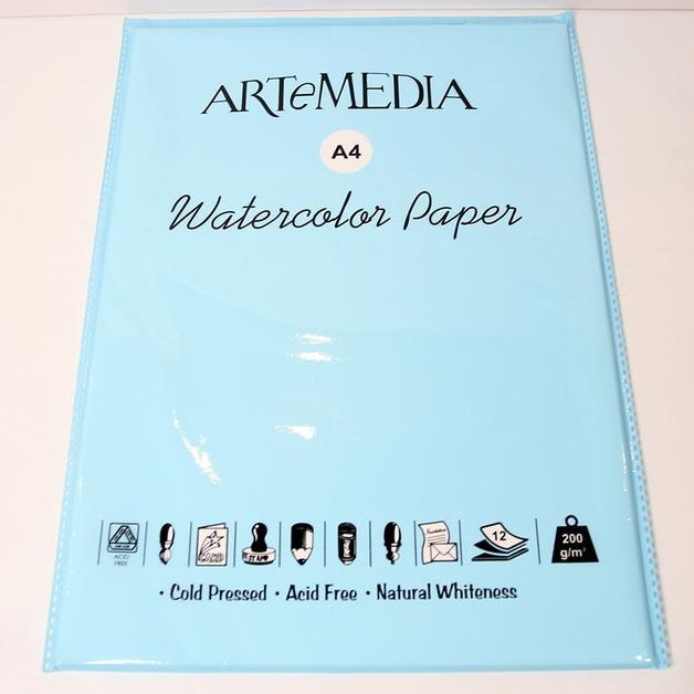 

Artemedia Water Color Paper A4 200Gsm 12 Sheets Watercolor Paper