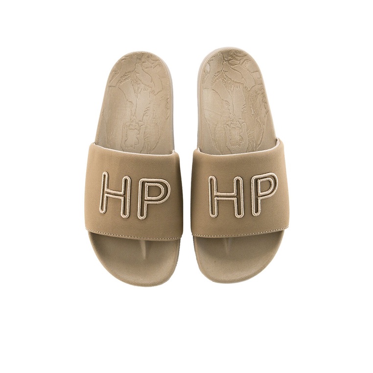 SANDAL SLIDE HUSH PUPPIES PRIA ORIGINAL CASUAL BRANDED COKLAT HM08