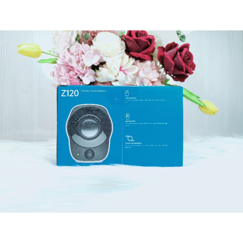 Compact Stereo Speaker Logitech Z120 New Berkualitas