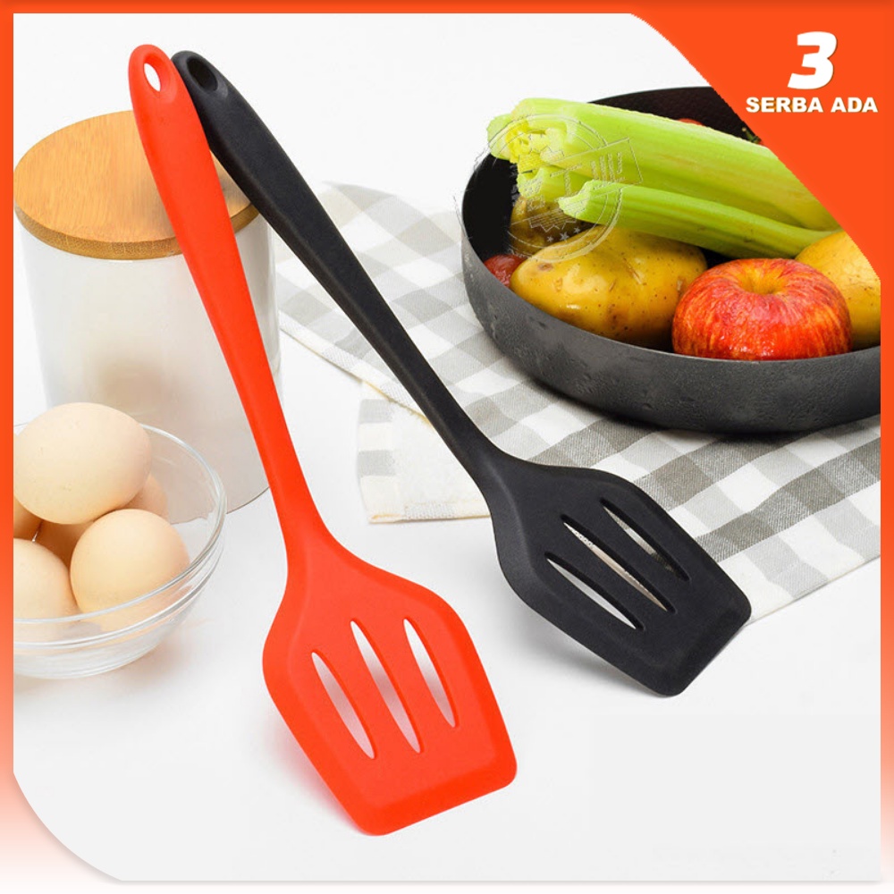 Spatula Silikon tahan panas / Sutil Silikon Anti Lengket / Spatula Penggorengan / Spatula Masak