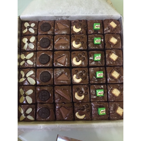 

fuddy brownis atau brownis sekat