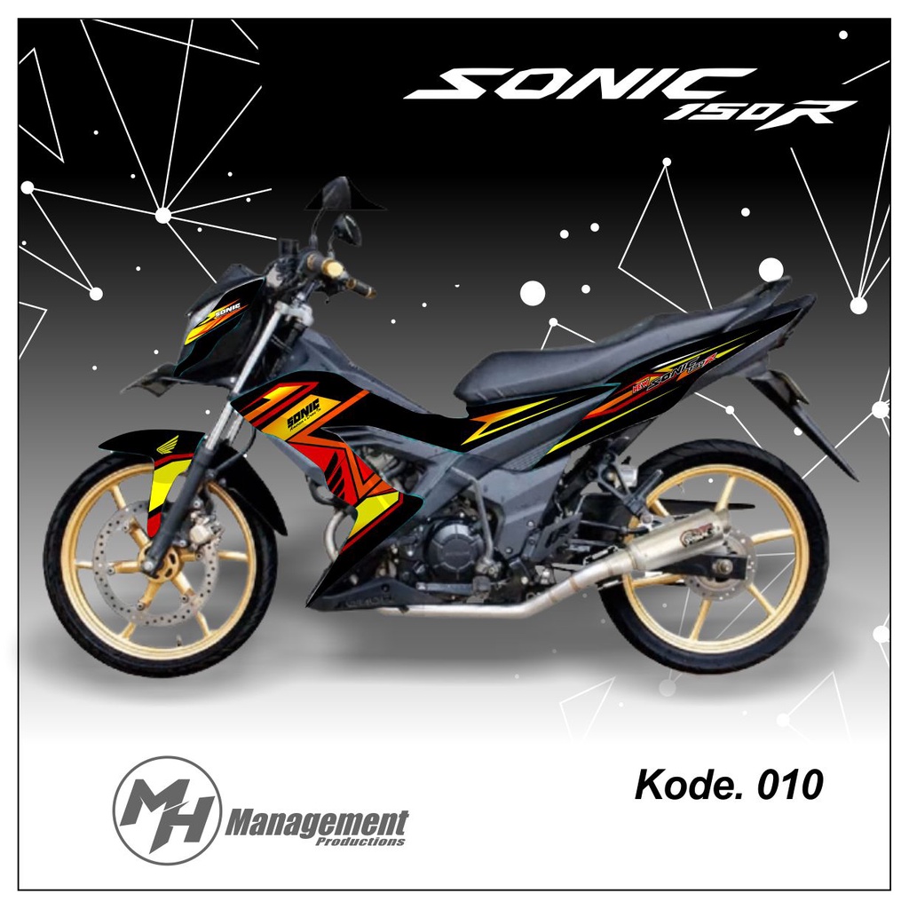 07SONIC DECAL SONIC 150R FULL BODY - VARIASI FULLBODY MOTOR HONDA SONIC 150R (CUSTOM DESAIN) - STRIP