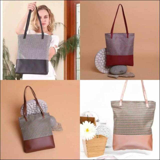Tote bag wanita SAFIANO ROSE /Tote bag wanita /tas wanita /tas kuliah