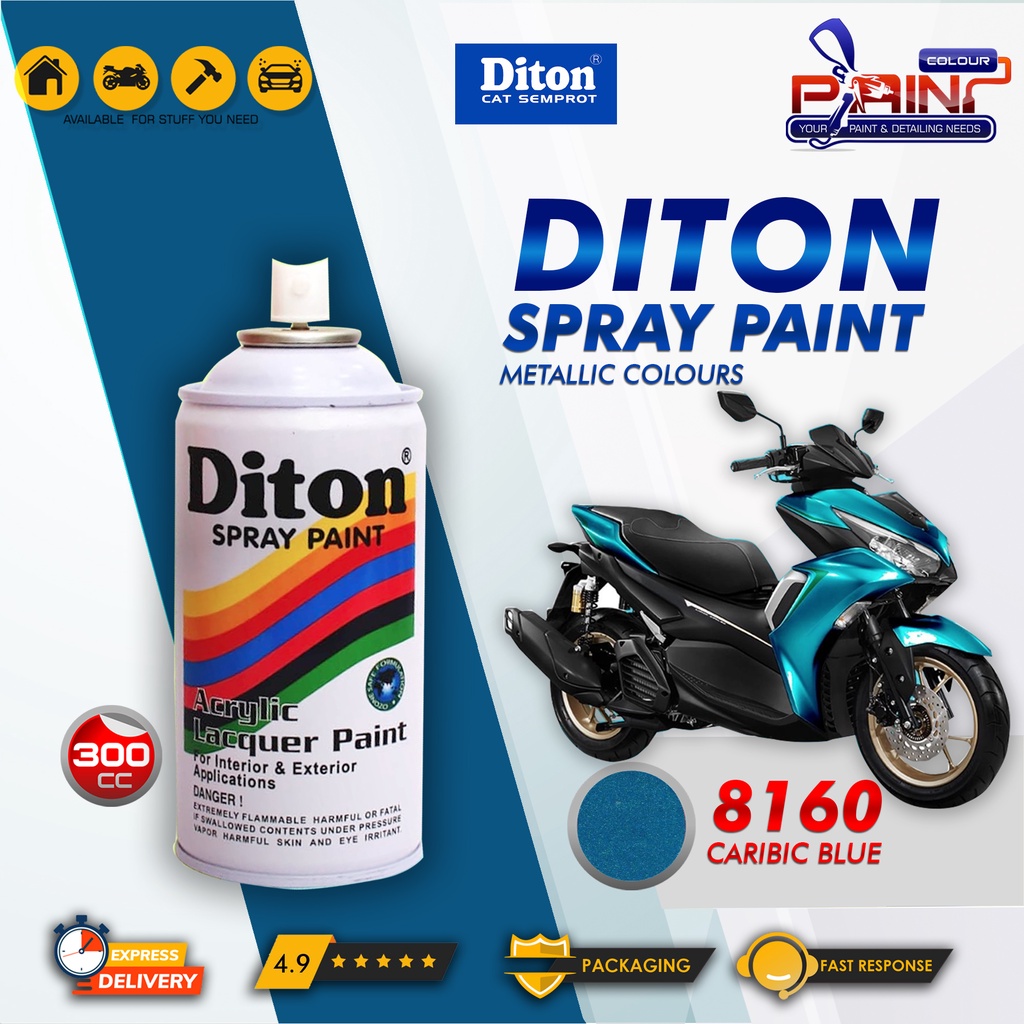 Diton 8160 Caribic Blue Cat Semprot/Pylox/Samurai Motor/Helm/Gundam