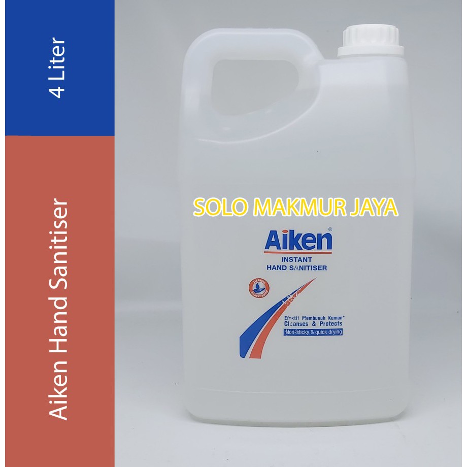 Aiken Sanitiser Sanitizer Hand 4 Liter