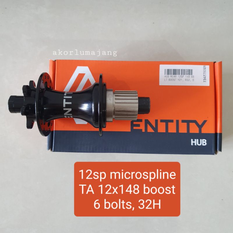 MTB Freehub hub belakang entity 12speed boost microspline TA 12 X 148