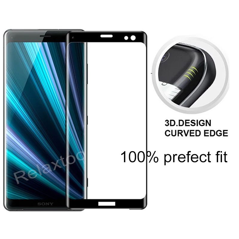 tempered glass Sony Xperia XZ3 full cover 3D curved docomo dan global