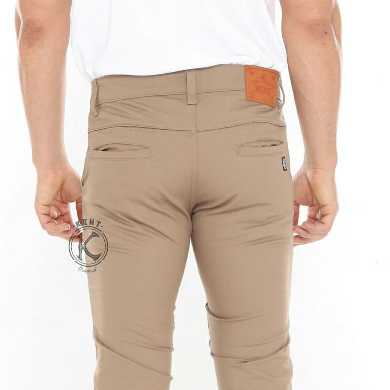 Celana Chino Premium Distro  Original Bandung Slimfit LC-0104 Pria Cowok Slim fit