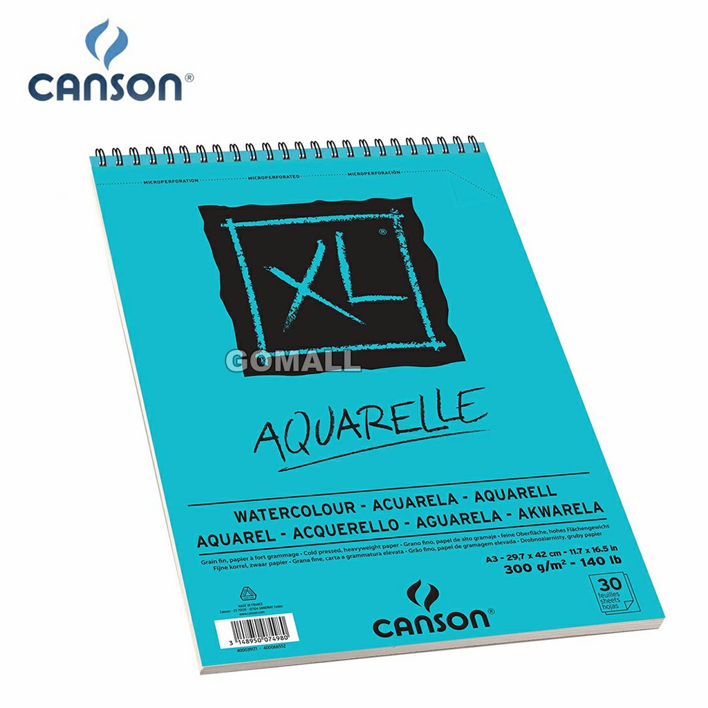 

Drawing book Canson XL Aquarelle 30 Sheets A3 300g
