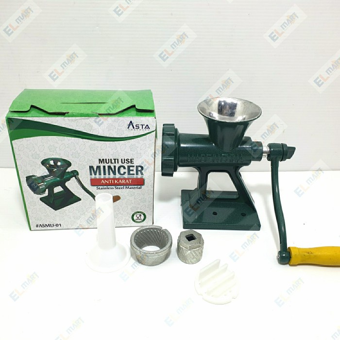 Alat Penggiling Daging Bumbu Manual Asta Multi Use Meat Mincer ASMU01