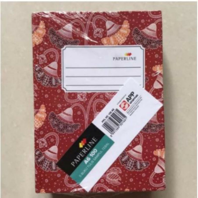 

BUKU TULISA HARD COVER |A6 | KECIL /PAPERLINE ISI 100