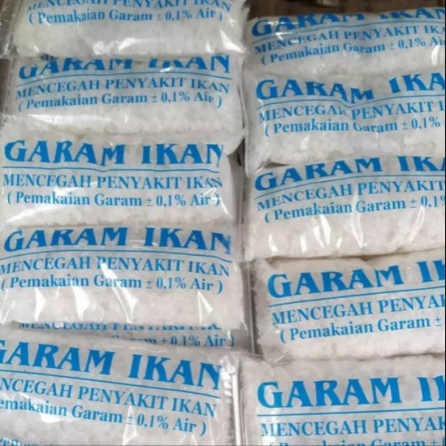 Garam ikan 500gr bersih putih