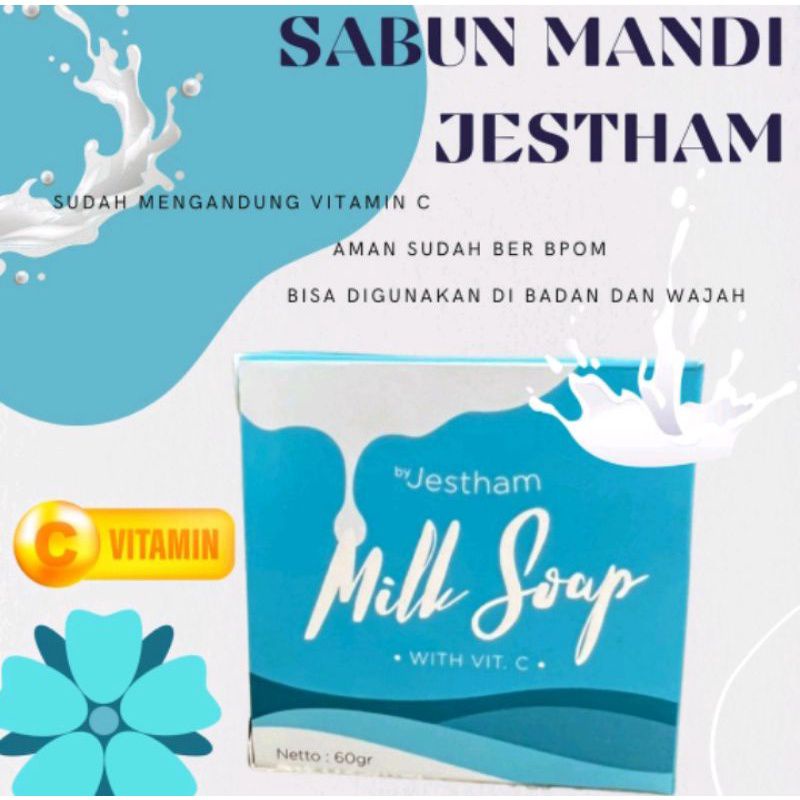 SIAP KIRIM  jestham sabun milk/ sabun honey/ sabun whittening/ collagen jestjam / whittening capsule