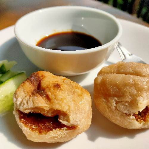 

Pempek sari - Paket 2pcs Pempek Panggang Ikan Gabus