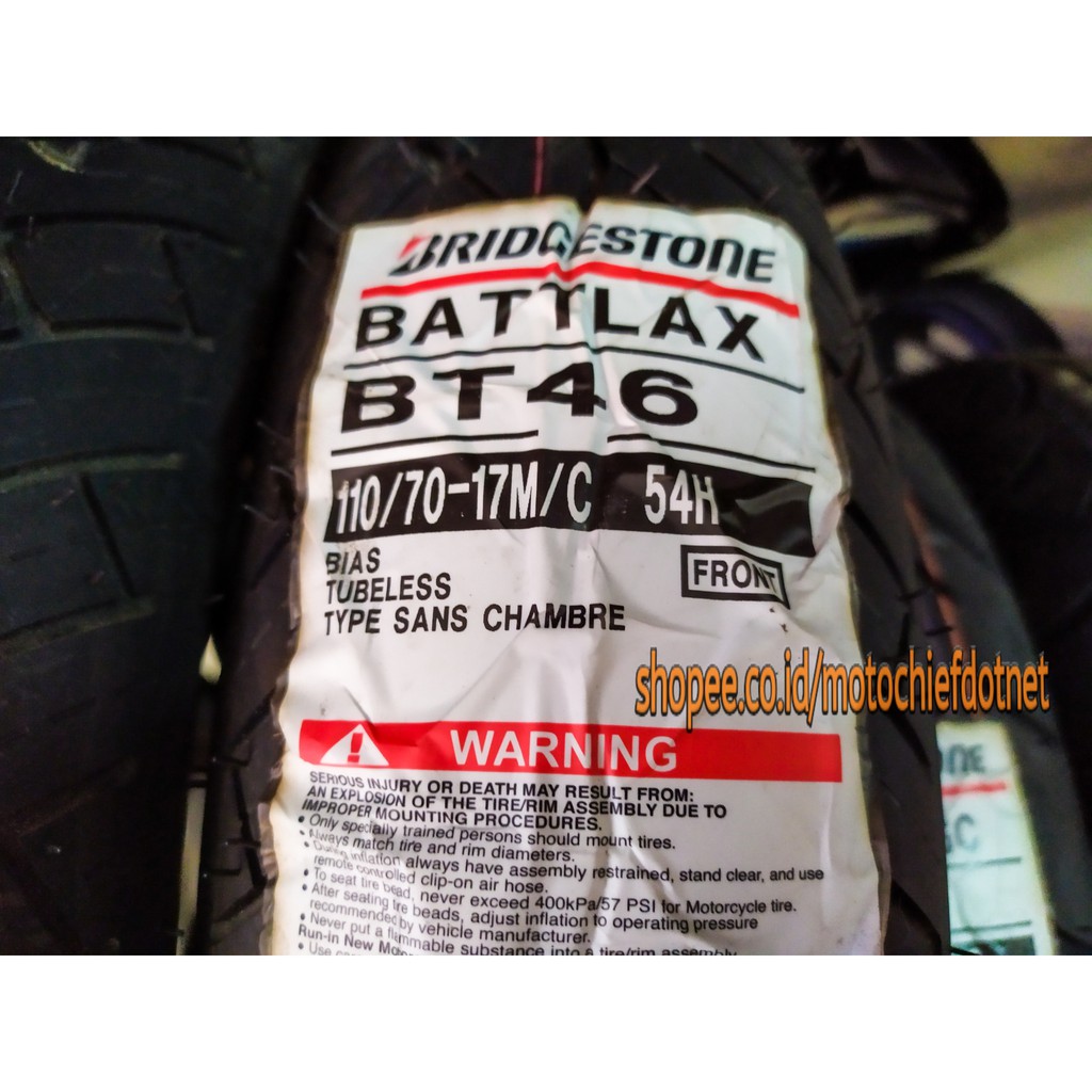 Ban Bridgestone Battlax BT46 110/70 - 17