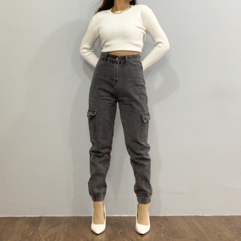 [LUXE.DLABEL] - E19 Jeans | Celana panjang Highwaist wanita Jeans import premium Jeans wanita polos ripped jeans High waist jeans wanita bkk Skinny Jeans High waist Baggy jeans Wideleg Jeans Kulot jeans Boyfriend jeans Wanita Kargo Jeans