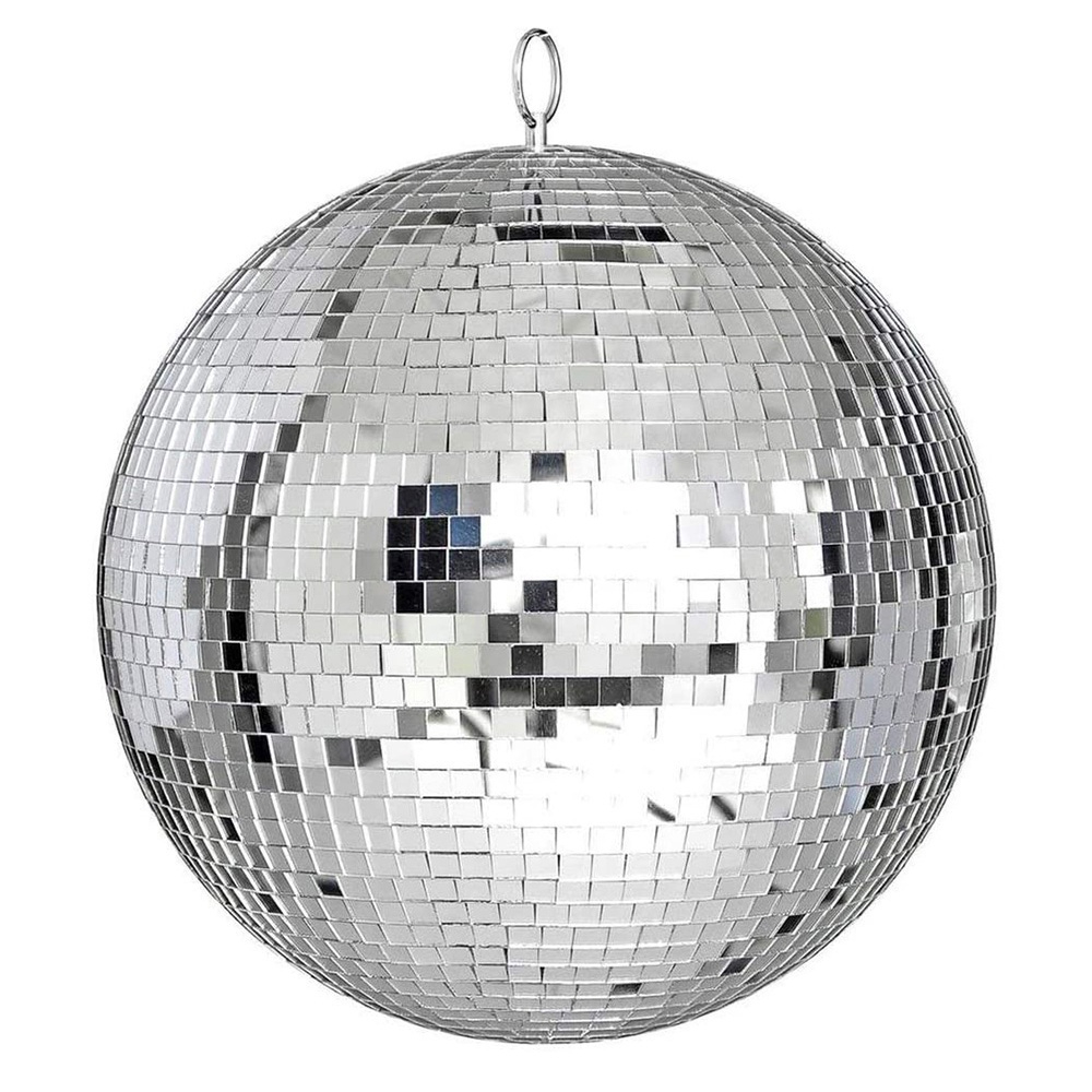 Mirror Ball Bola Kaca Crystal Ball Bola Lampu disco Bola cermin pantul untuk Pesta Party Hias dekorasi Pub Cafe Sliver Reflective Glass Mirror Disco Ball Christmas Wedding Rotating Mirror Ball Light With 10W RGB Pinspot Stage Light bola kaca pantul cermin