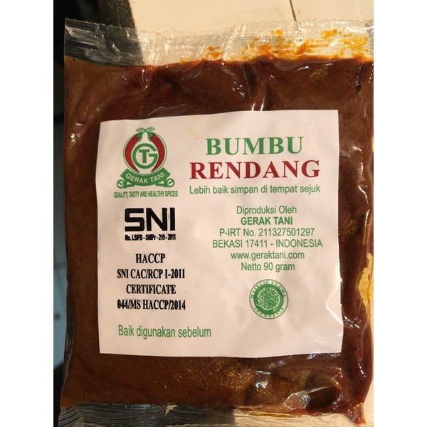 Bumbu Rendang Gerak Tani