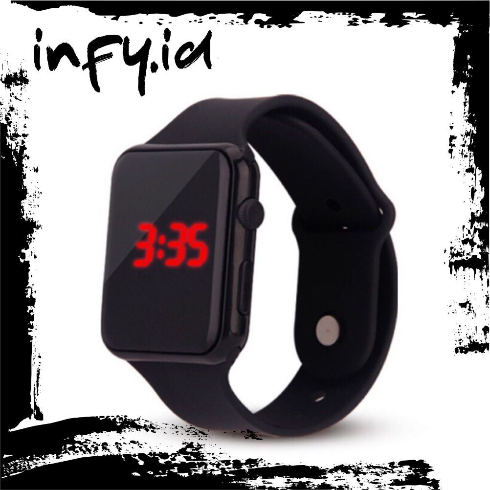 jm tangan wanita Jam Cewek Murah Anti Air O8S3 Digital LED Display Fashion Led Strap Rubber Watch El