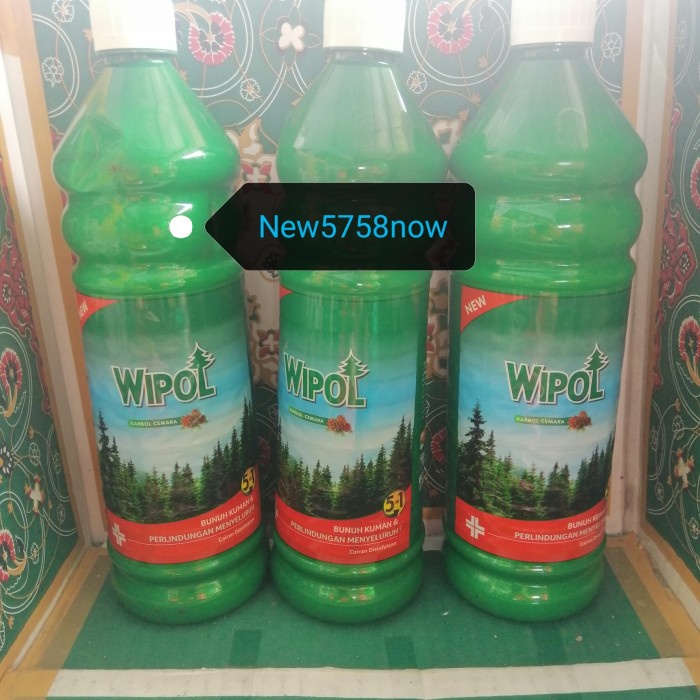 Karbol- Wipol Botol Ukuran 800 Ml~Praktis -Karbol.