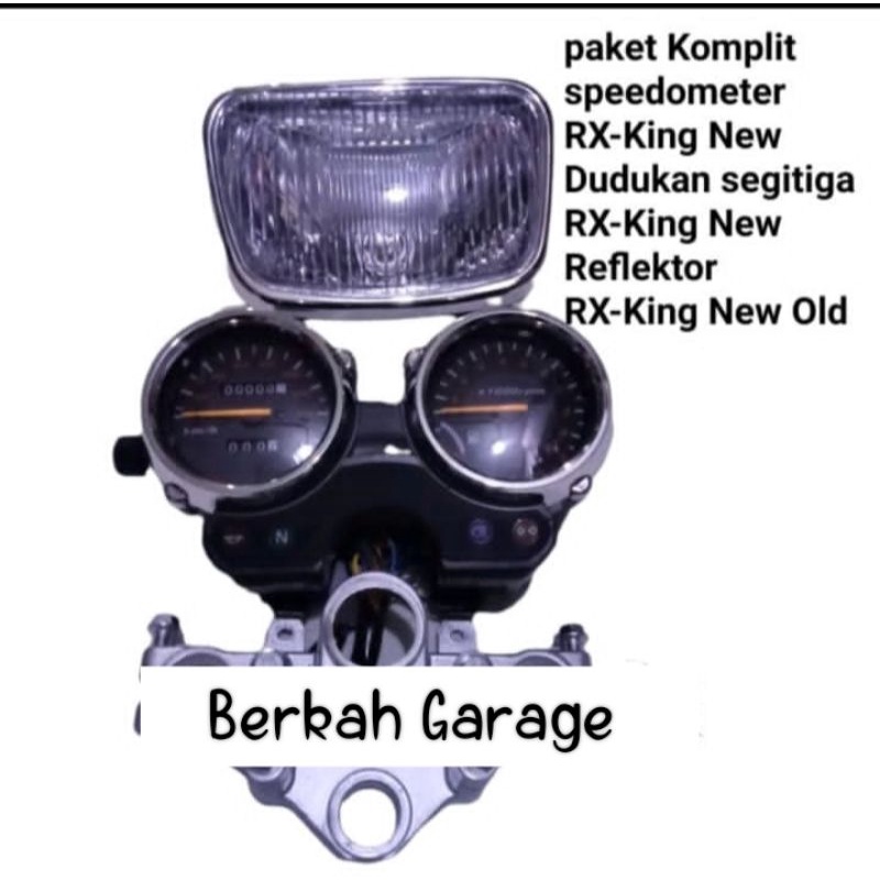 Paket Komplit Reflektor RX-King Plus Spidometer Plus Dudukan Segitiga New