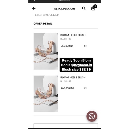 BLOOM HEELS BLUSH LOCAL ID