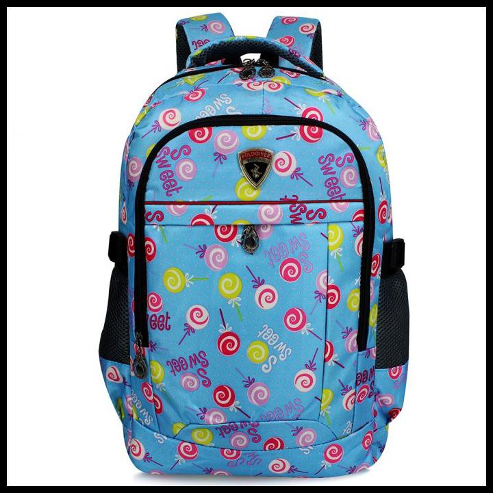 TAS RANSEL ANAK REMAJA / RANSEL ANAK SEKOLAH PRIA WANITA - HIJAU