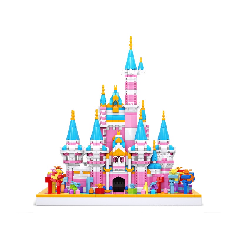 Pink Castle MY92031 Street View Rakitan Mainan DIY