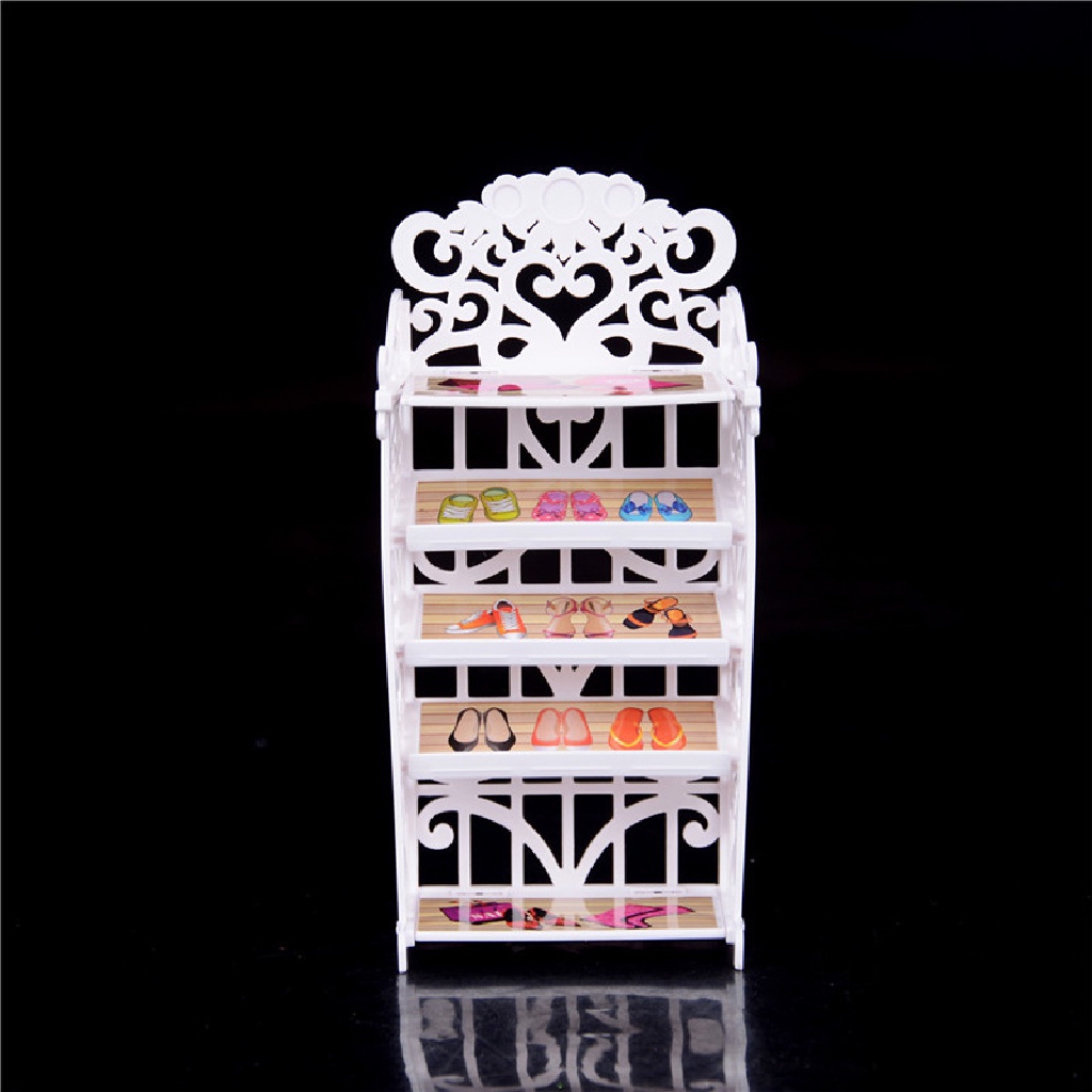 [beautifulhome2.id] Dollhouse Shoe Cabinet For Doll Mini Living Room Home Furniture Accessories ID