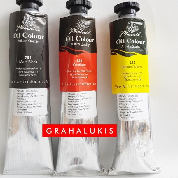 

☞ Phoenix Oil Paint 200 ml - Vermilion ♚