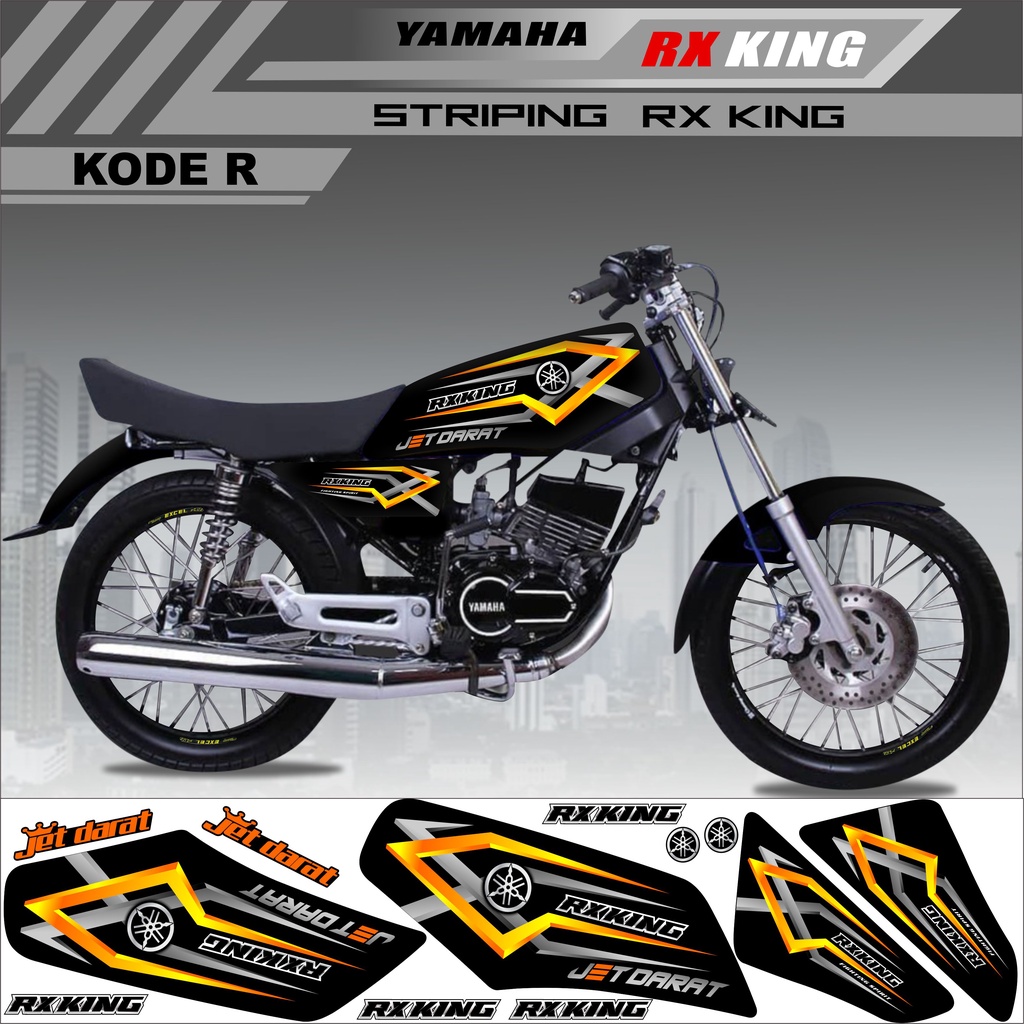 Sticker Striping Rx King Variasi Stiker Rx King Variasi Kode R