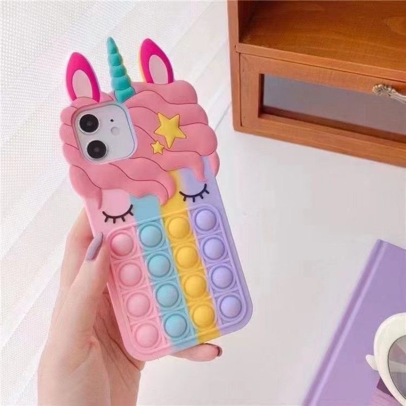 Sil Pop it unicorn  A3s A15 A53 A92020 A16 c2 Redmi 10 c Y21s Y15s Y17