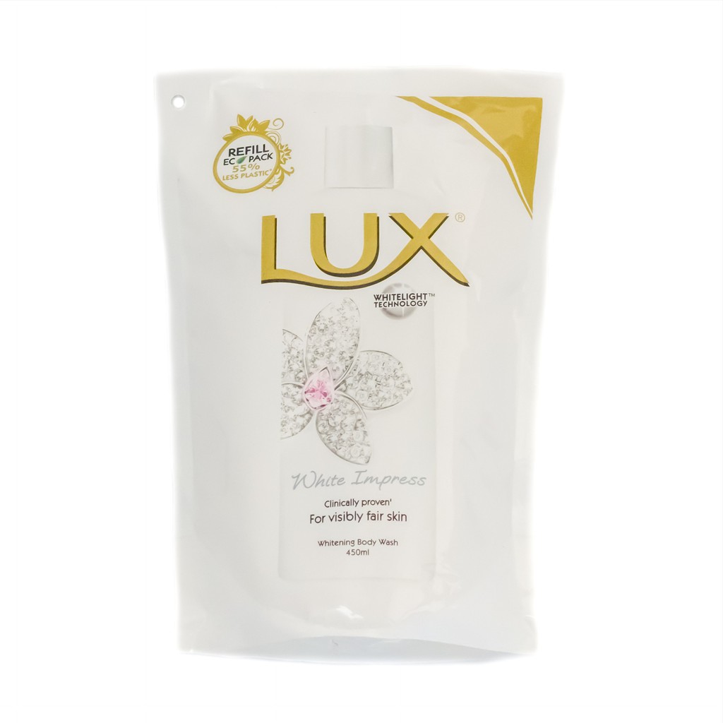 LUX BODY WASH WHITE IMPRESS 450ML RFL - Farmers Market