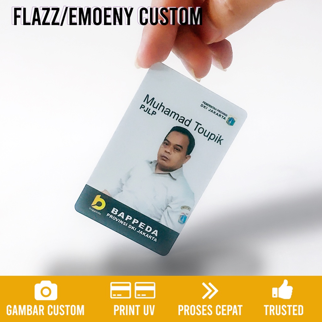 EMONEY PRINT CUSTOM, CUSTOM EMONEY DUA SISI, CUSTOM EMONEY ID-CARD