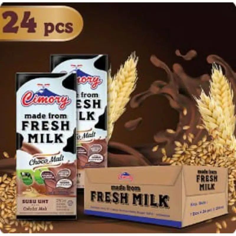

1 DUS (24pcs) - CIMORY SUSU UHT 250ml CHOCO MALT