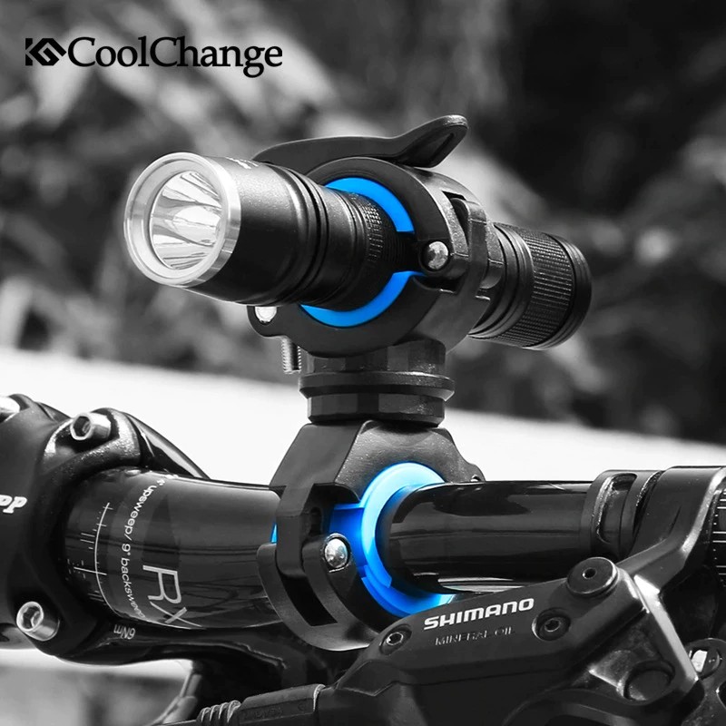 CoolChange Clamp Penjepit Senter Stang Sepeda - 02011 - Black