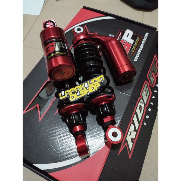 Shock Braker RIDE IT GP-299 Tabung Hitam/Merah 280mm Jupiter Z - FIZR - Jupiter Z1 - Vega - DLL