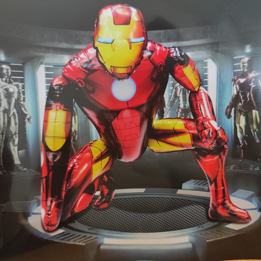 Balon Foil Iron Man 4D 3D Dekorasi Hiasan Jumbo Ulang Tahun Birthday