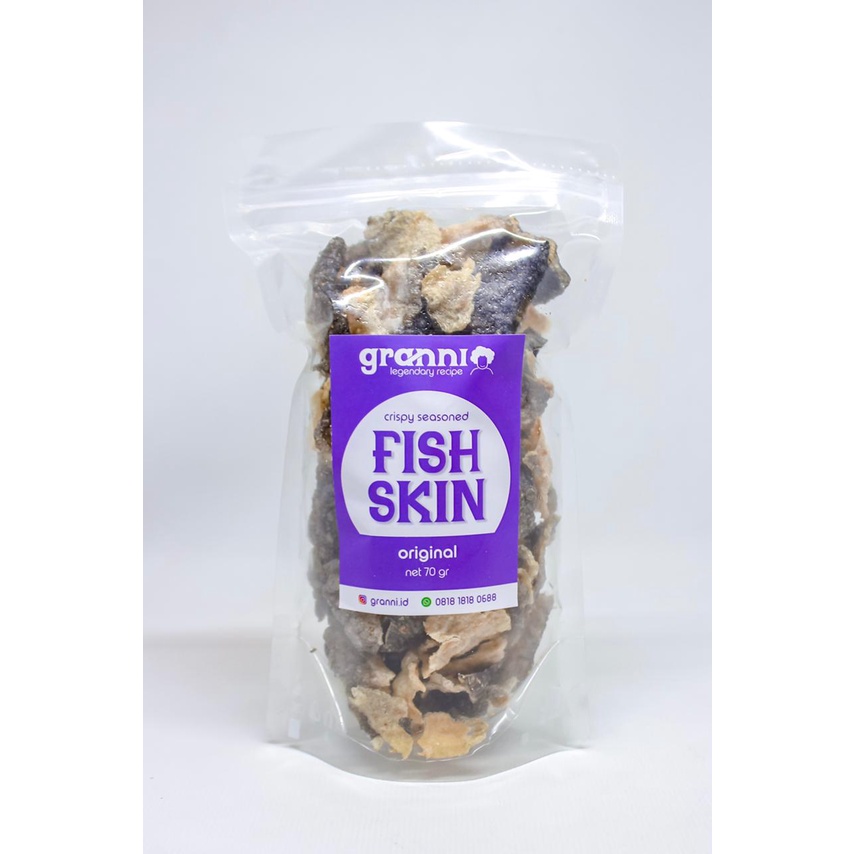 

FISH SKIN @70gram Crispy Seasoned Rasa Original