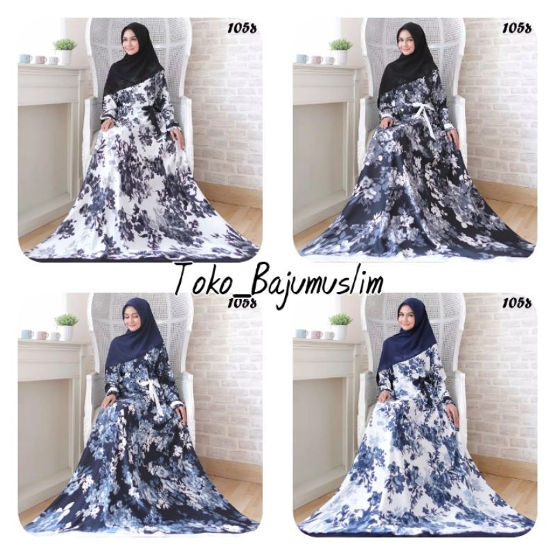 Gamis Syari Bahan Maxmara Lux Size LD110 PB140
