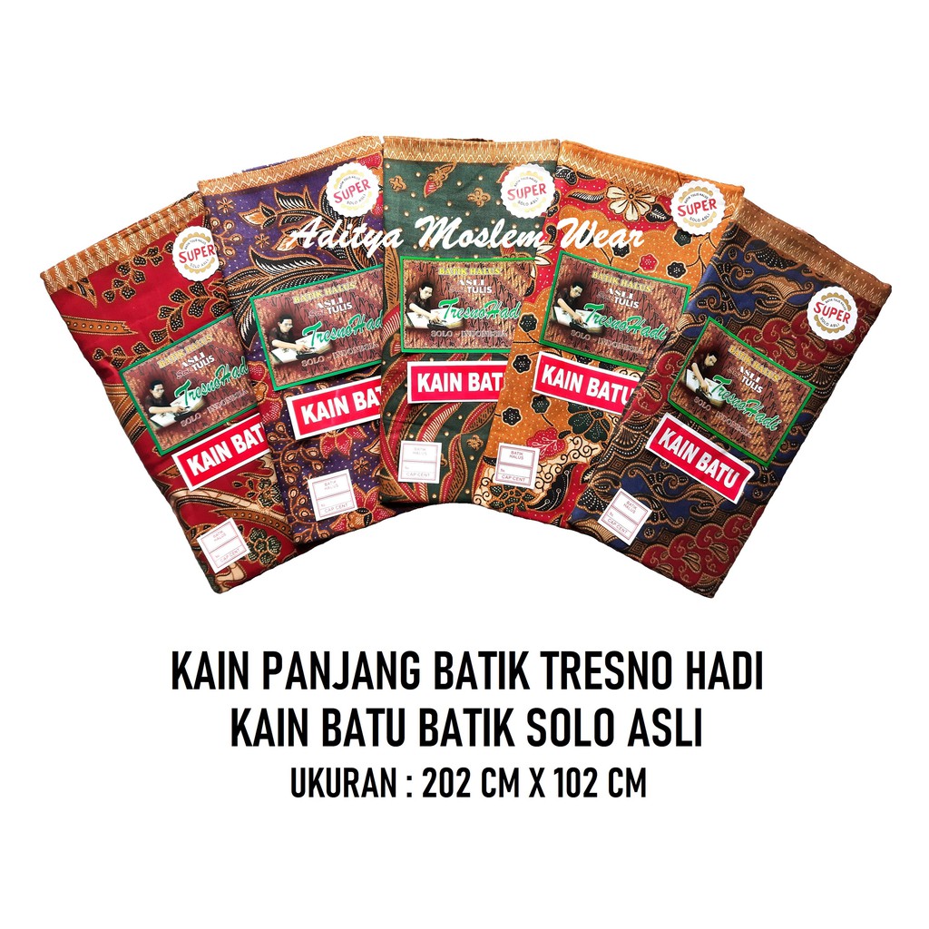 KAIN SAMPING KEBAT PANJANG / KAIN JARIK BATIK TRESNO HADI / KAIN BATU HALUS