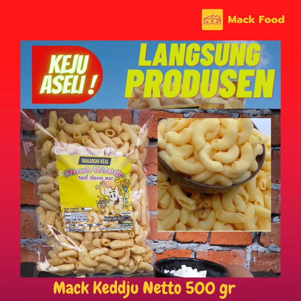 

CEMILAN SNACK CAMILAN MURAH ULTAH JAMAN NOW MAKARONI KEJU MK25